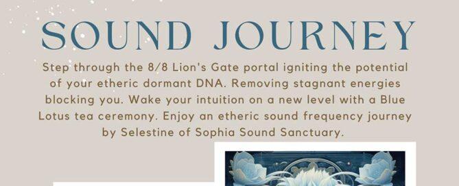 Sophia Sound Journey - Be Still Float