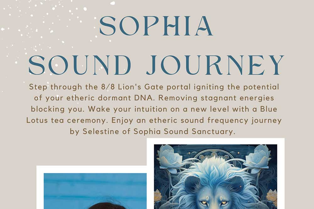 Sophia Sound Journey - Be Still Float